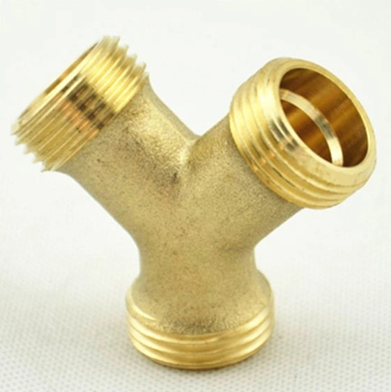 Forged Fitting Brass Water Hose Fittings Y Connector