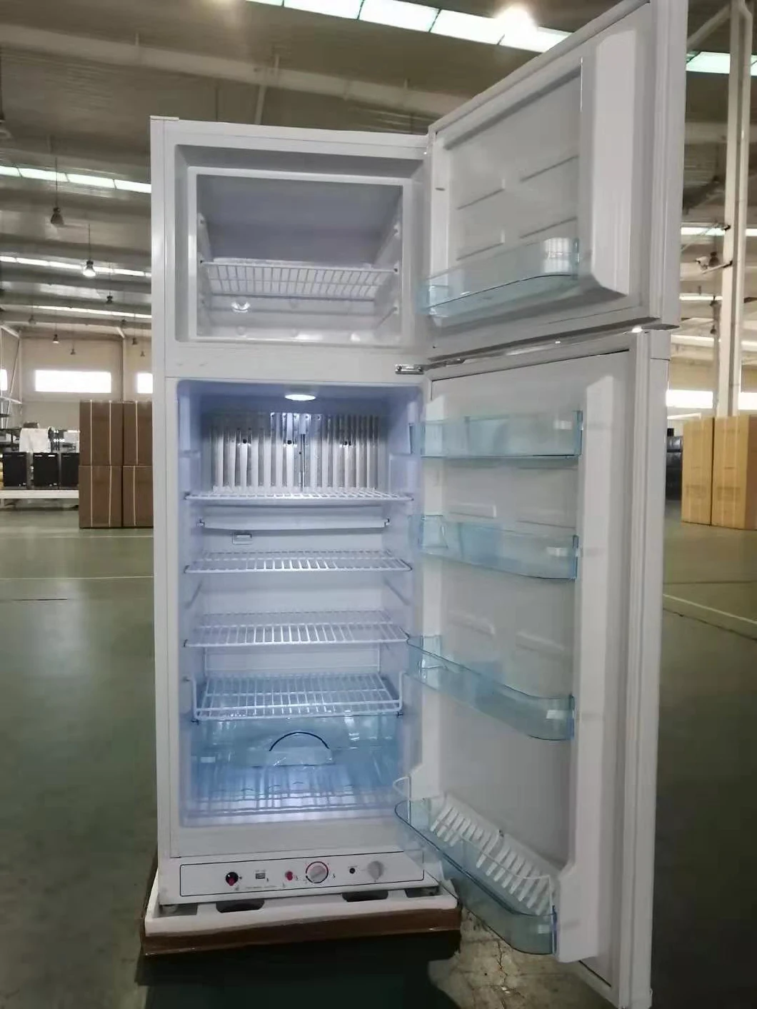 275L 220V/12V LPG Gas Three Ways Absorption Refrigerator and Freezer