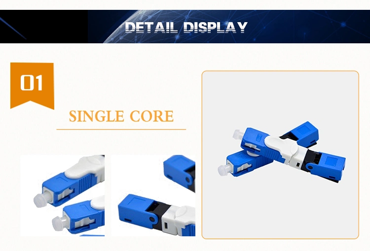 FTTH Splicing Fast Wire Connector Fiber Optic Fast Connector