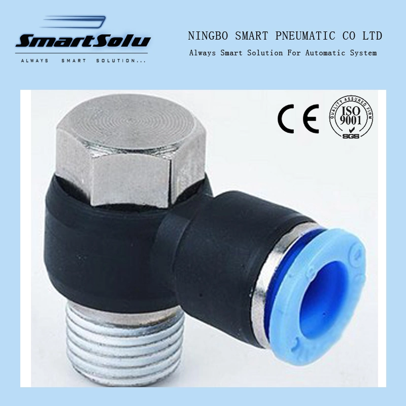 High Quality Nes Plastic Metal Pneumatic Quick Fitting Speed Controller