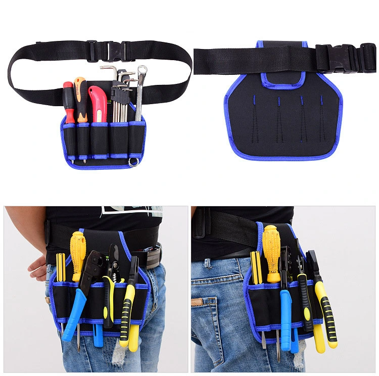 Shockproof Waterproof Hardware Hand Electrical Car Repair Tools Tool Waist Pack Bag (CY9832)