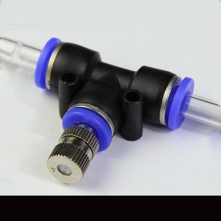 Air Fitting Quick One Touch Push in Plastic Connectors Pneumatic Fitting for Mist Fog System