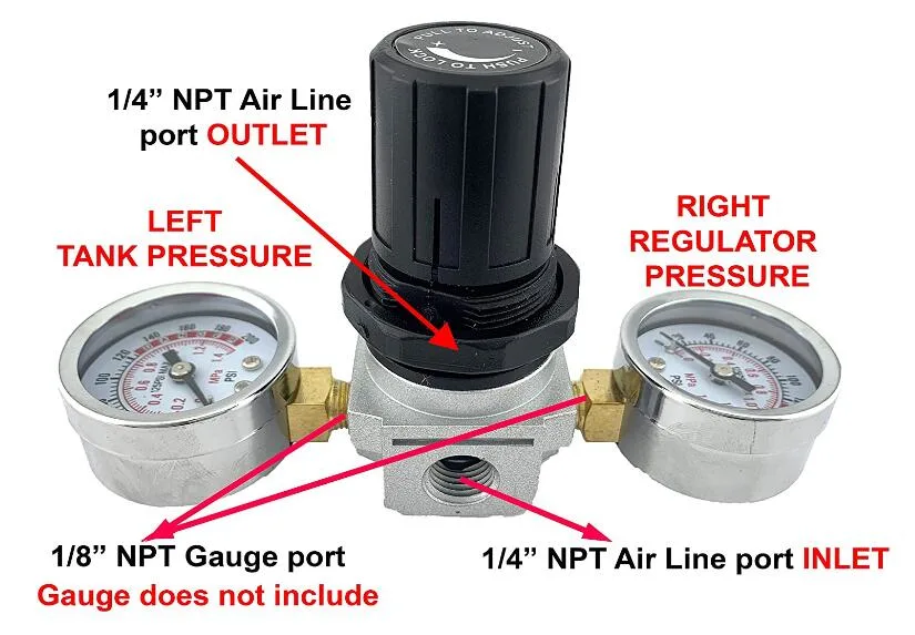 Universal Air Regulator Special Design for Check Tank and Regulator Pressure