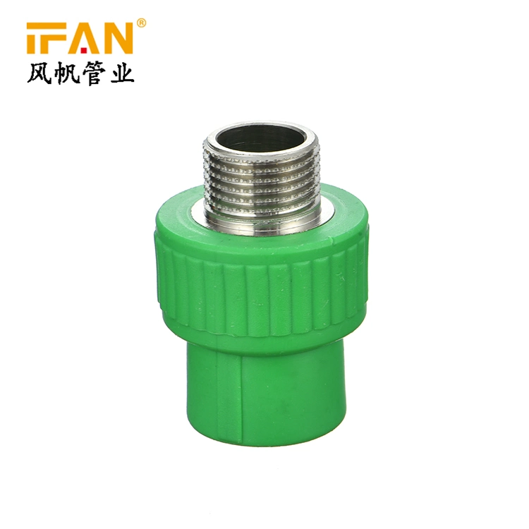 Wholesale Polyethylene Pipe Fittings PPR Brass Fitting Coupling Union Valve Pn25 PPR Pipe Fitting