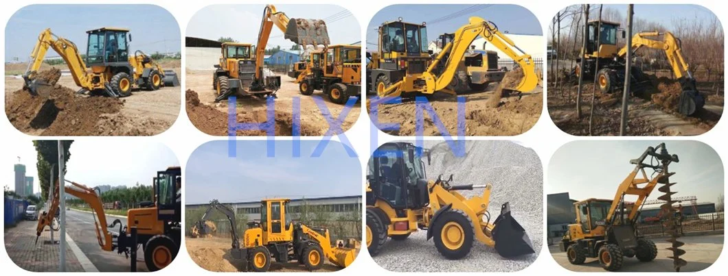 Multifunctional Construction Machinery Wz30-25 Backhoe Loader with Kinds of Tools for Sale
