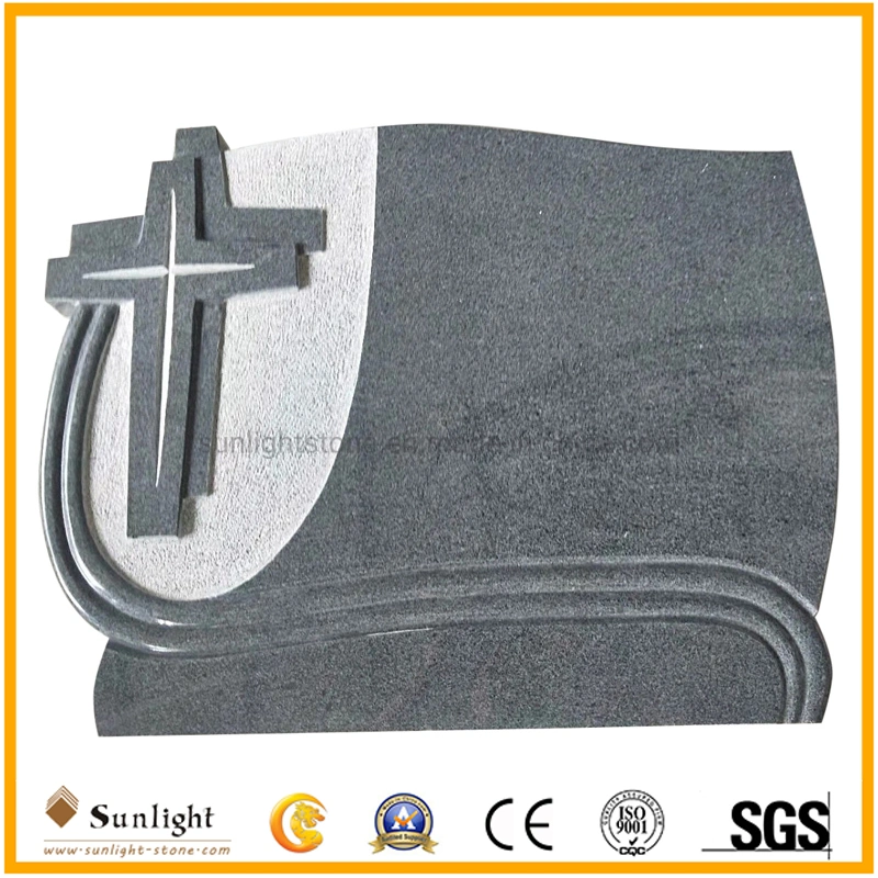 Fast Delivery Quality Assurance G654 Padang Dark Black Granite Tombstone/Monument