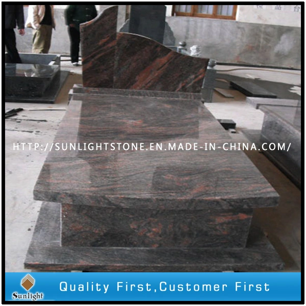 Himalaya Red Granite Stone Tombstone Monument Xiamen