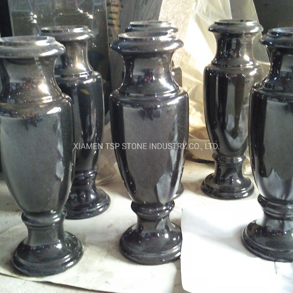 Natural Granite/Marble Stone Funeral/Cemetery Flower Vase for Memorial/Headstone/Tombstone/Gravestone/Monument Accessories