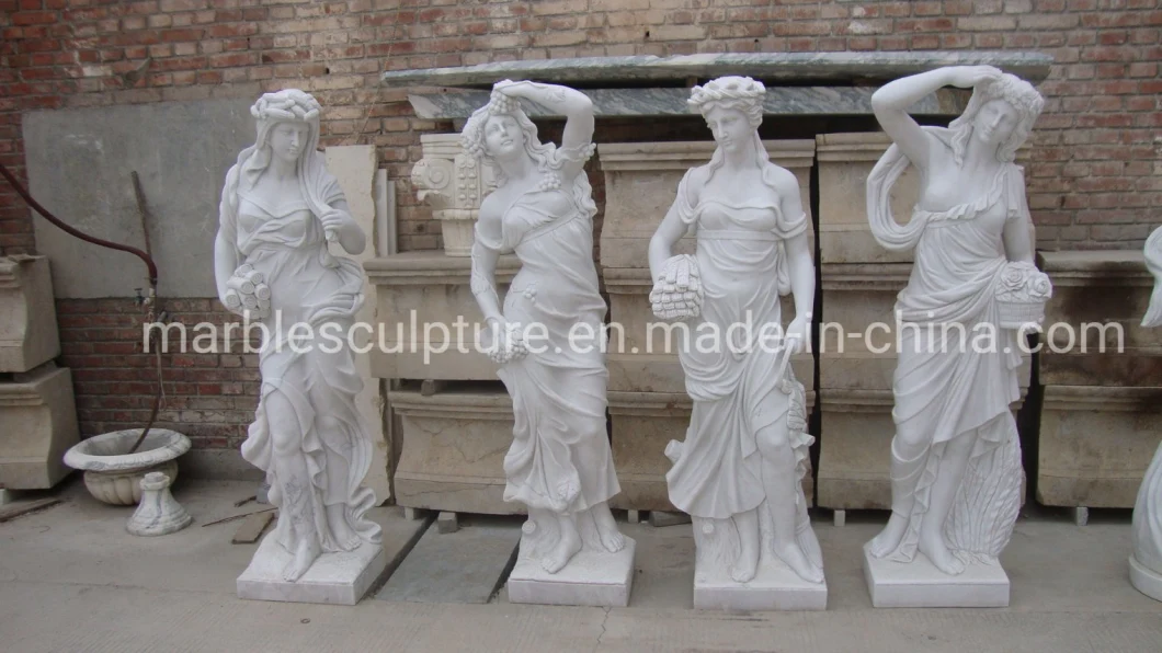 Popular Selling Customized Four Season Marble Statue (SY-MS160)