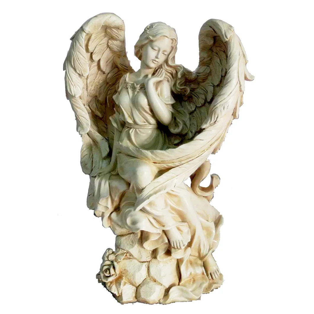 Creative Home Decoration Marble Girl Angel Statue