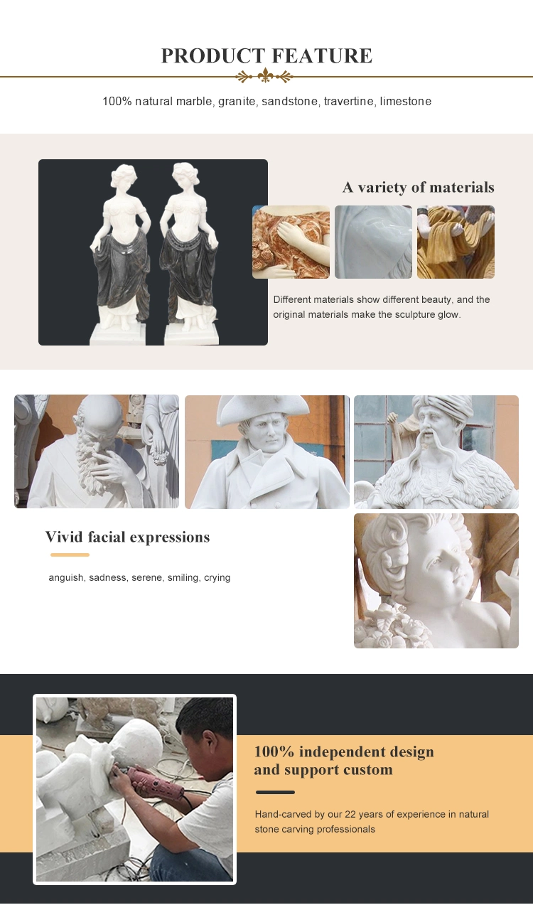 White Marble Angel Sculptures Garden Statues