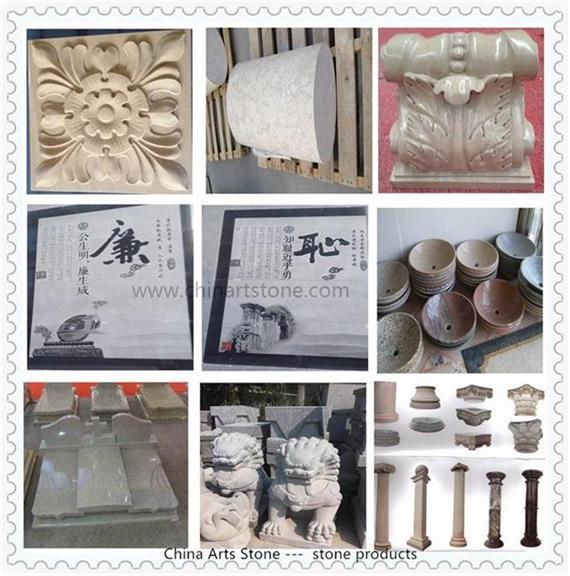 Chinese Granite Marble Tombstone Monument (angel and hearts)