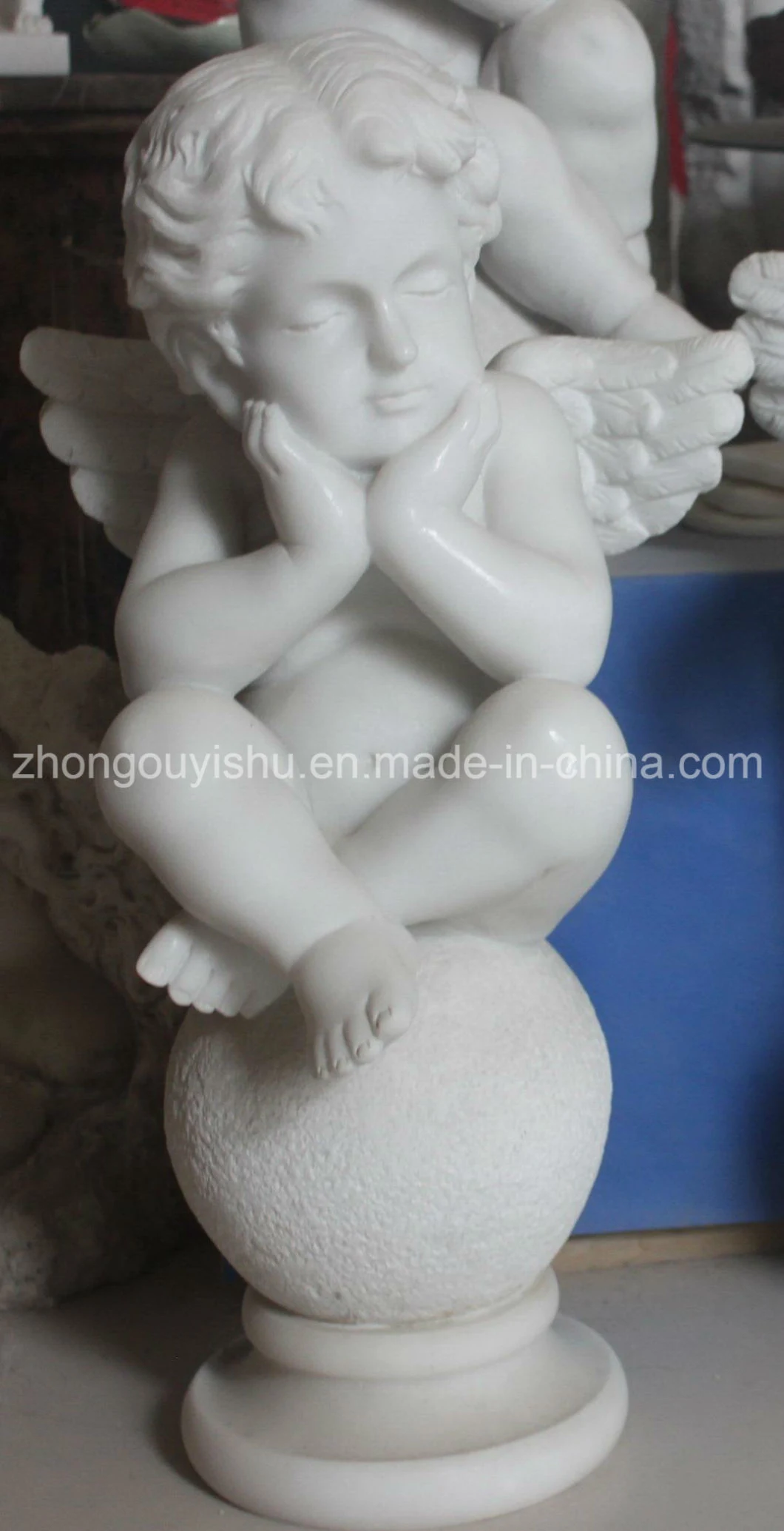 Marble Statues Sculptures of Four Seasons, The Four Cherubs, Little Angel