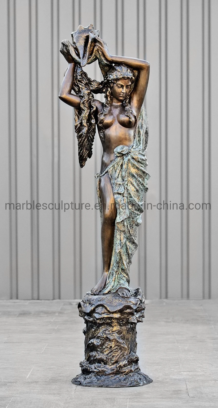 Custom Metal Craft Figure Lady Statue Sculpture  Bronze (B028)