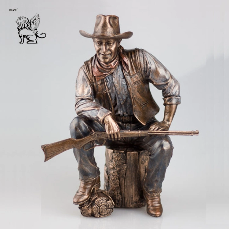 Life Size Statues Bronze Cowboy Sculpture Wholesales Bsg-136