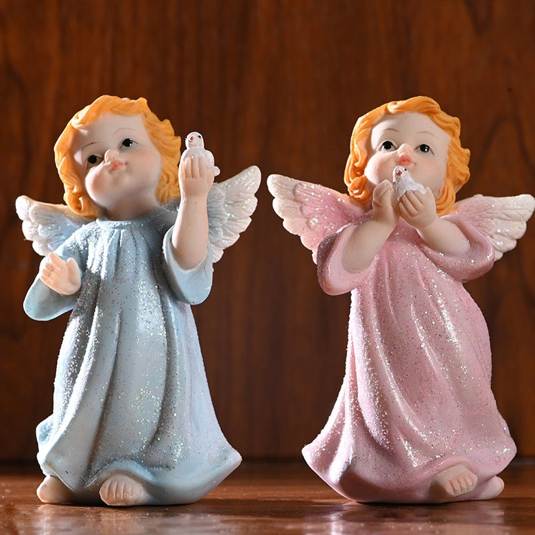 Memorial Cherub Baby Angel Statues Figurines Loves Cupid Angel Home Decor