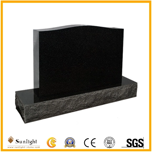 China Absolute Black Granite Monument /Tombstone/Headstone Slabs for Cemetery