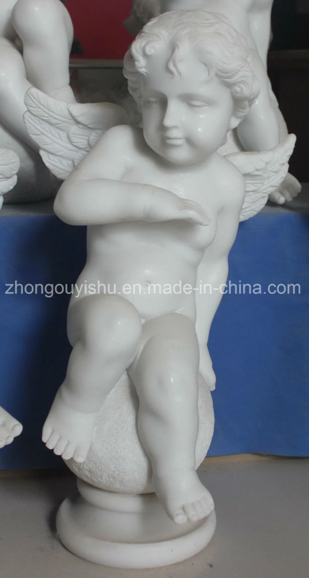 Marble Statues Sculptures of Four Seasons, The Four Cherubs, Little Angel