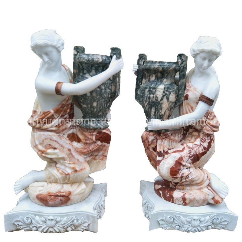 Carving White Marble Cherub Statue Angel Little Baby Marble Sculpture