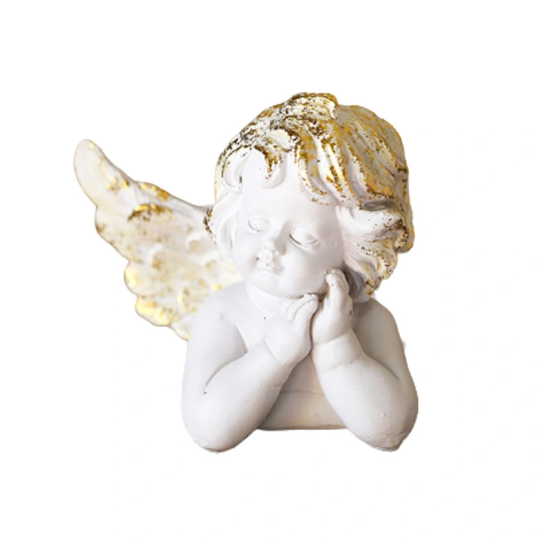 Hg24 European Angel Figurines Decoration Resin Archangel Statue for Garden