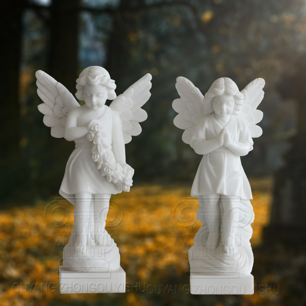 Carving Craft Marble Angel Statue Sculptures