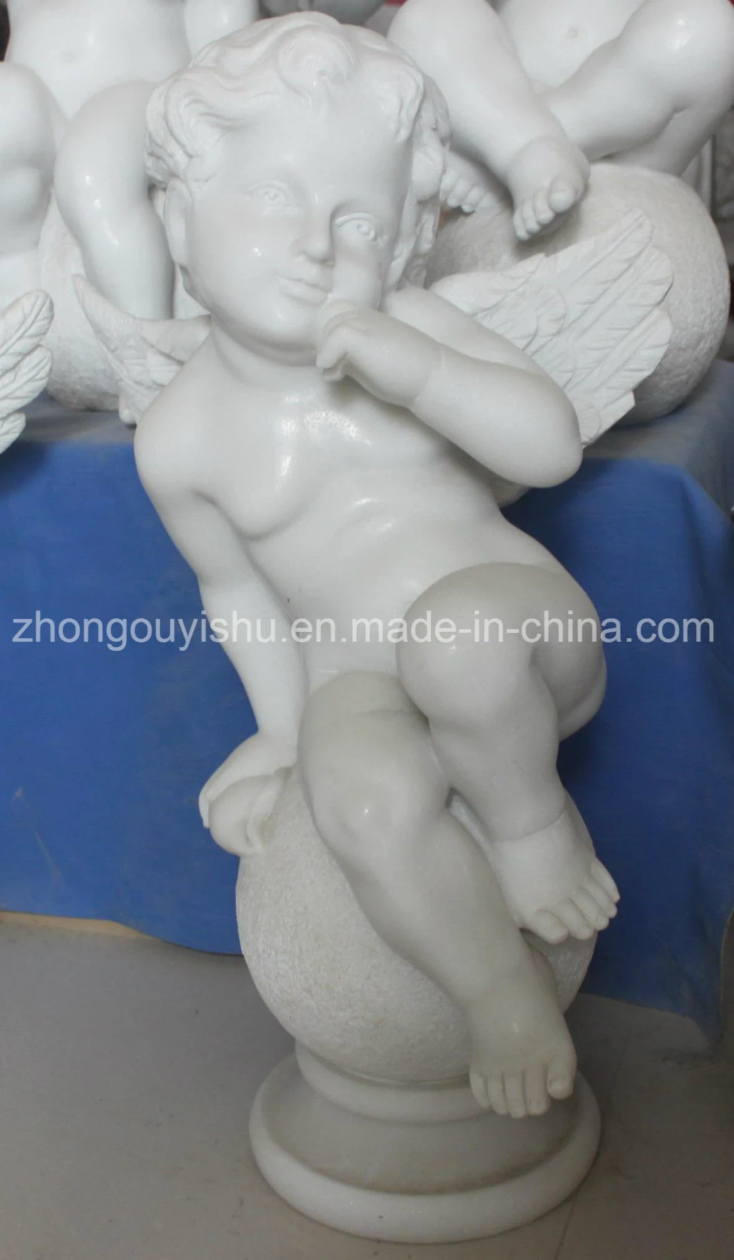 Marble Statues Sculptures of Four Seasons, The Four Cherubs, Little Angel