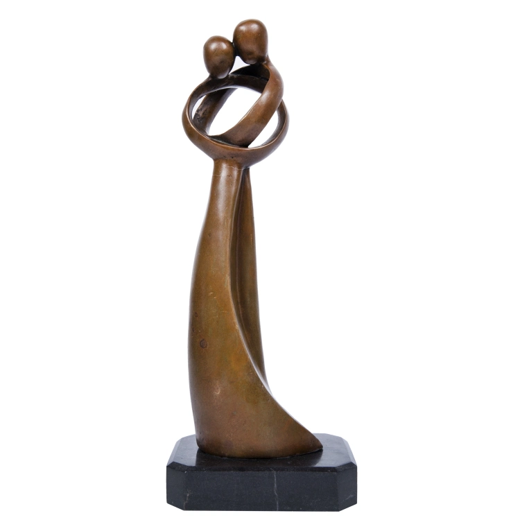 Abstract Sculptures Home Decor Lover Statues Bronze Anniversary Gifts