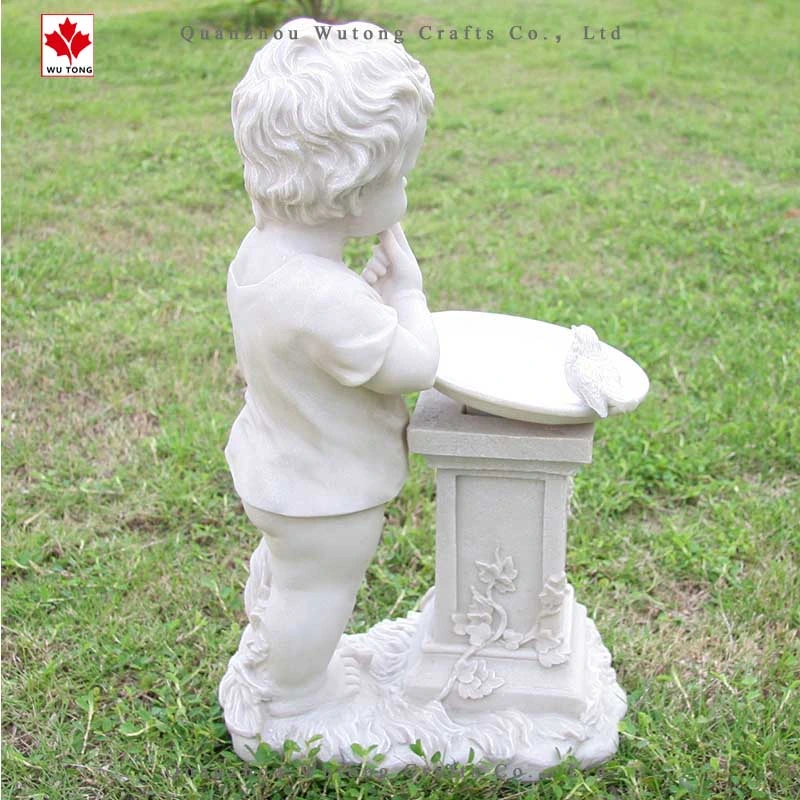 OEM Resin Crafts Garden Home Decoration Statue Angels Kiss Figurine