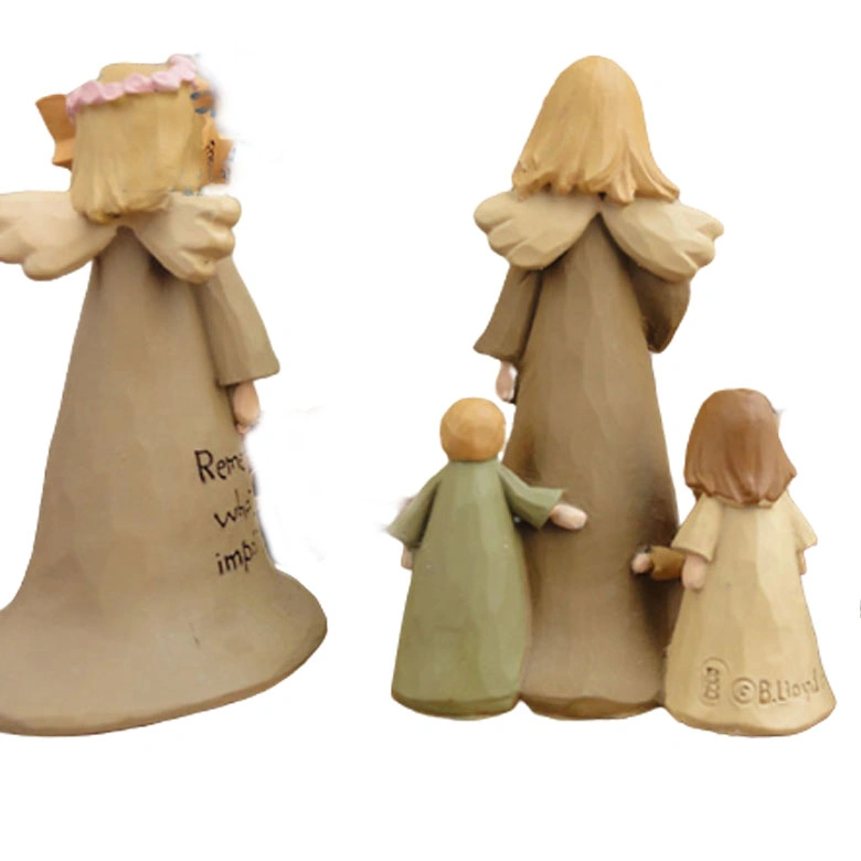 Best Gift Hand-Painted Family Figurines Sculptures Statues for Home Decoration