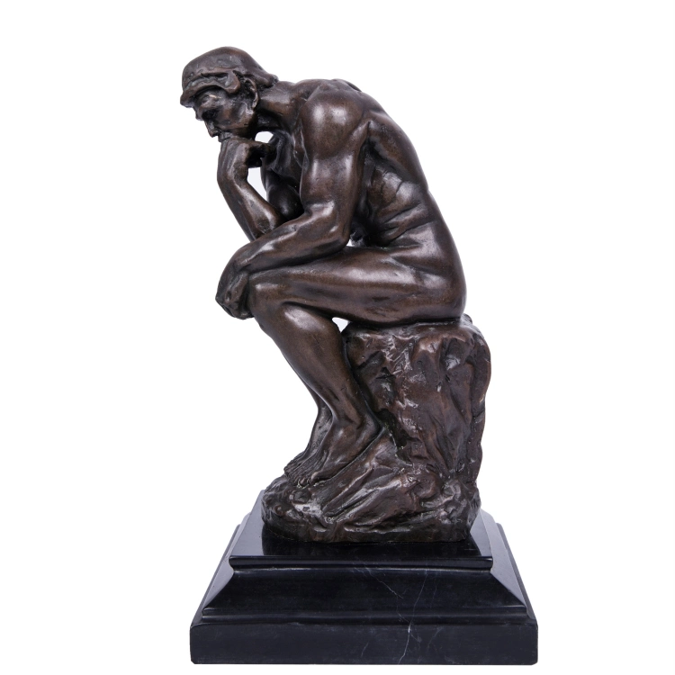 Famous Collection The Thinker Rodin Figurines Bronze Statues Sculptures