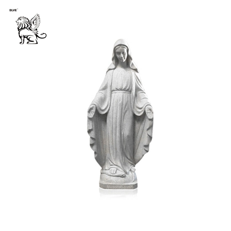 Religious Mary Jesus Marble Stone Sculpture Statue Mfsg-32