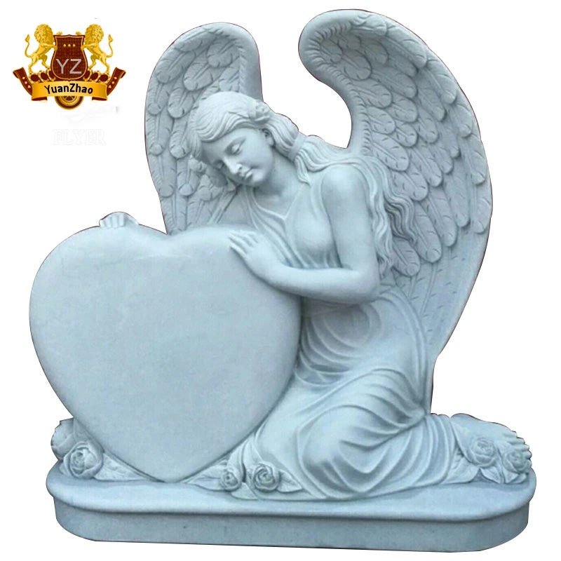 Exquisite Design Nature Marble Granite Angel Monuments Headstone