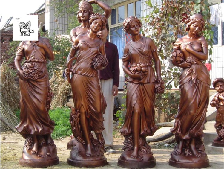 Outdoor Life Size 4season Goddess Statue Bronze Ladies Sculptures Bsg-151