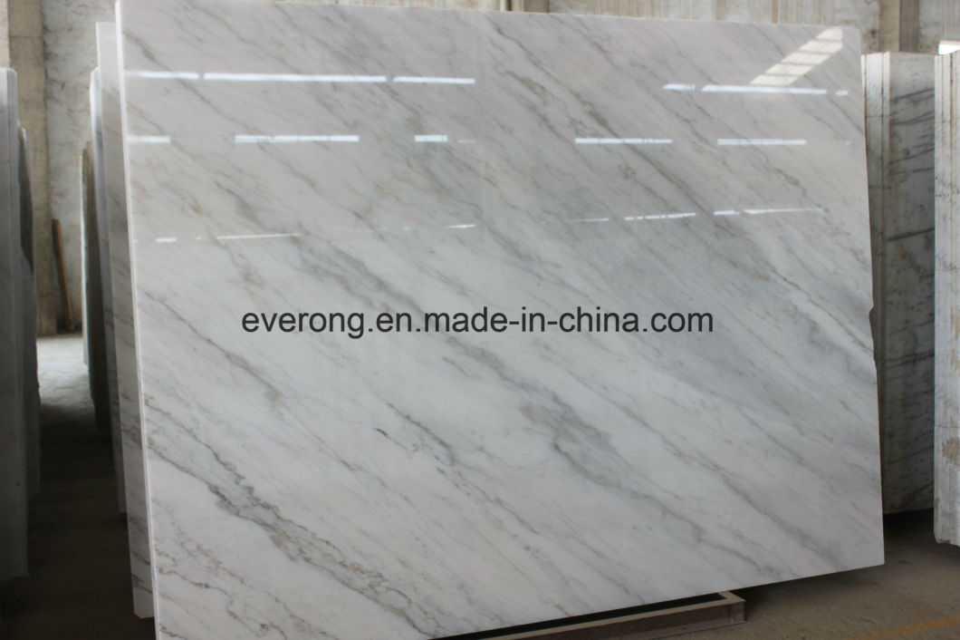 Natural Marble Stone Marble Paving Tile/Guangxi White Marble Stone