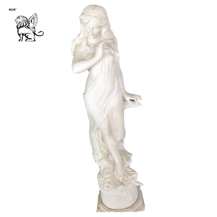 Life-Size Marble Statue Marble Sexy Girl Beauty Statue Mfsg-15