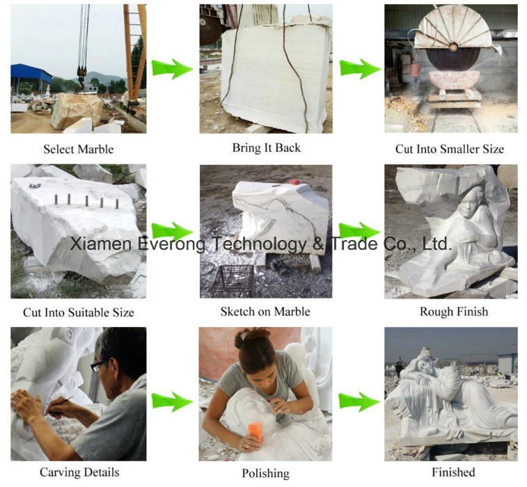 Pure White Marble Four Seasons God Statue/Sculpture for Garden Decoration