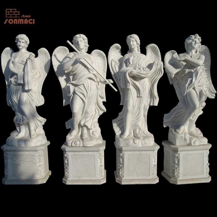 Outdoor Garden Decoravtive Four Season Goddess Marble Statue