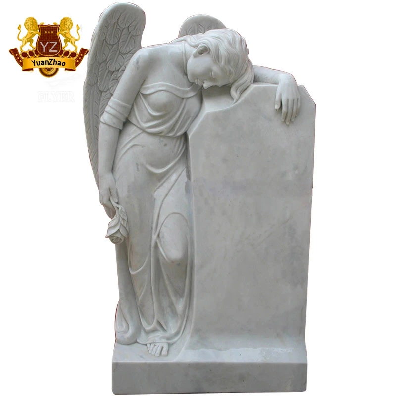 Exquisite Design Nature Marble Granite Angel Monuments Headstone