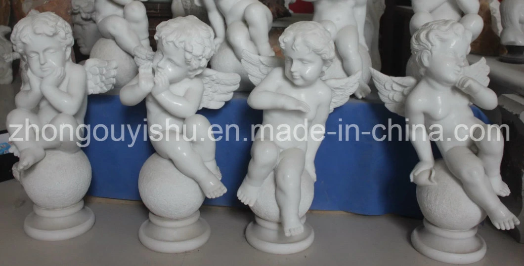 Marble Statues Sculptures of Four Seasons, The Four Cherubs, Little Angel