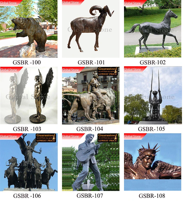 Custom Garden Animal Bronze Horse Statues Metal Sculpture Life Size Bronze Horse Statue (GSBR-534)