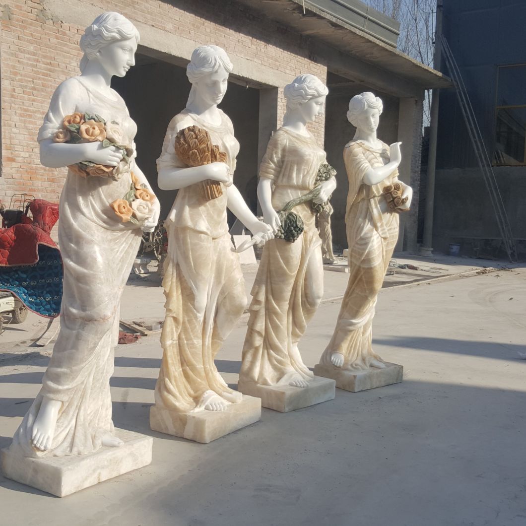 Best Selling Design The Goddess of The Four Seasons Marble Statue