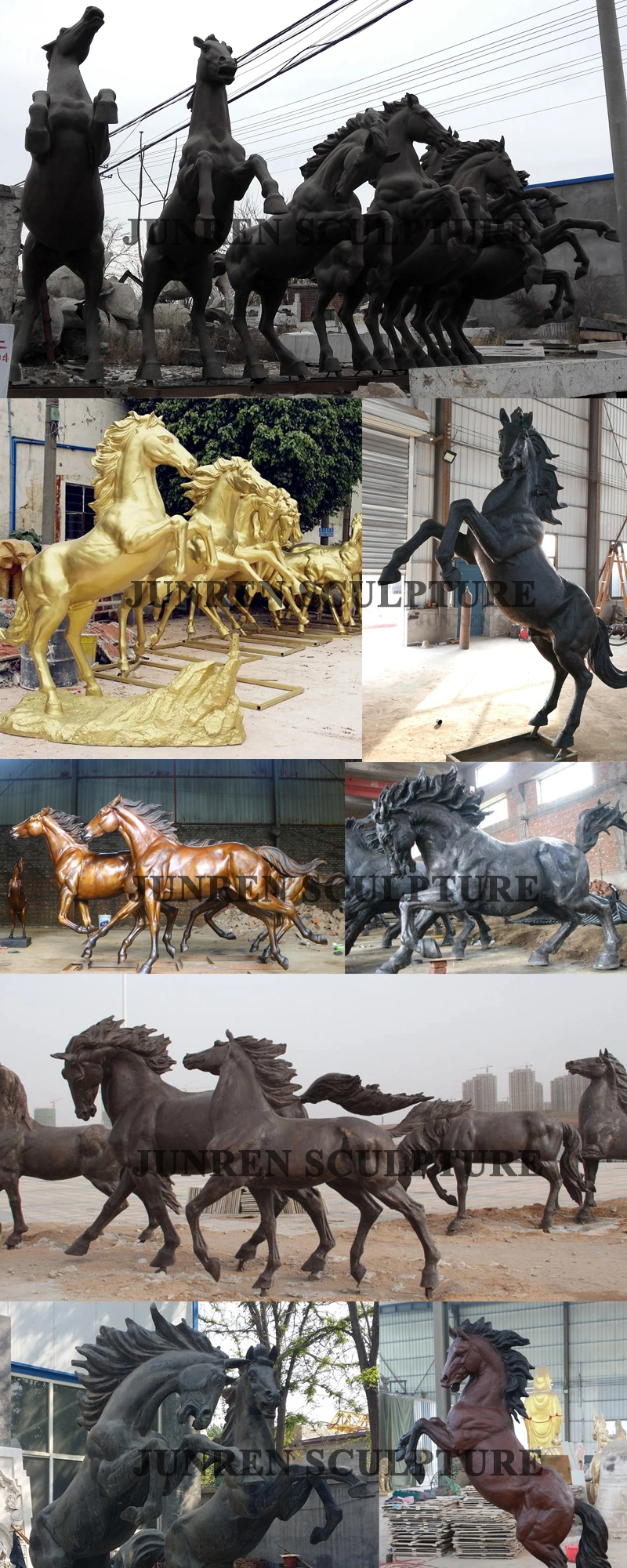 Life Size Antique Bronze Horse Statues