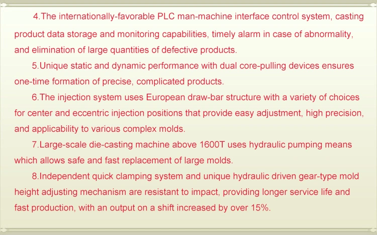 Lh- 160t Full Automatic Best Selling Pressure Chamber Horizontal Cold Chamber Die Casting Machine