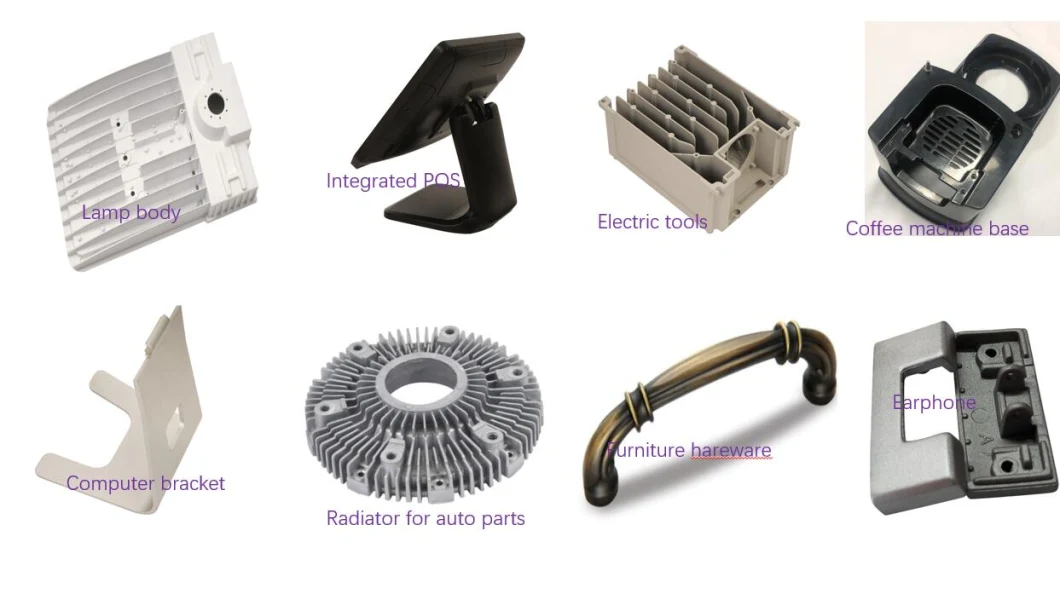 OEM Aluminum Casting Parts with Polishing by Die Casting Spare Parts Auto Parts