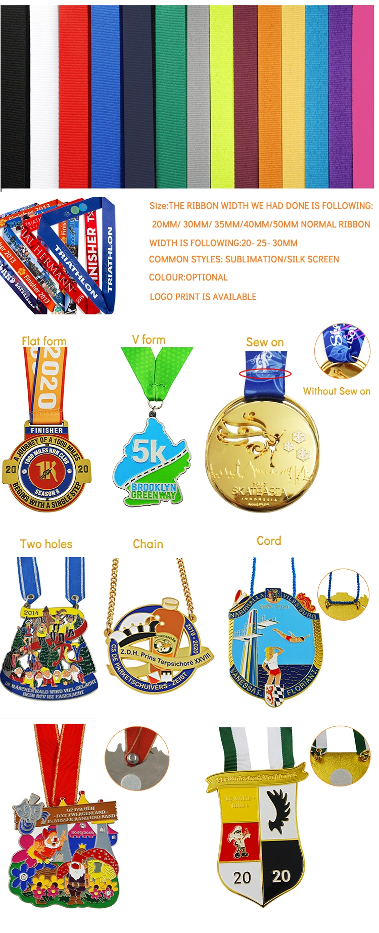High-Quality Christmas Santa and The Elk Sports Metal Die-Cast Medals
