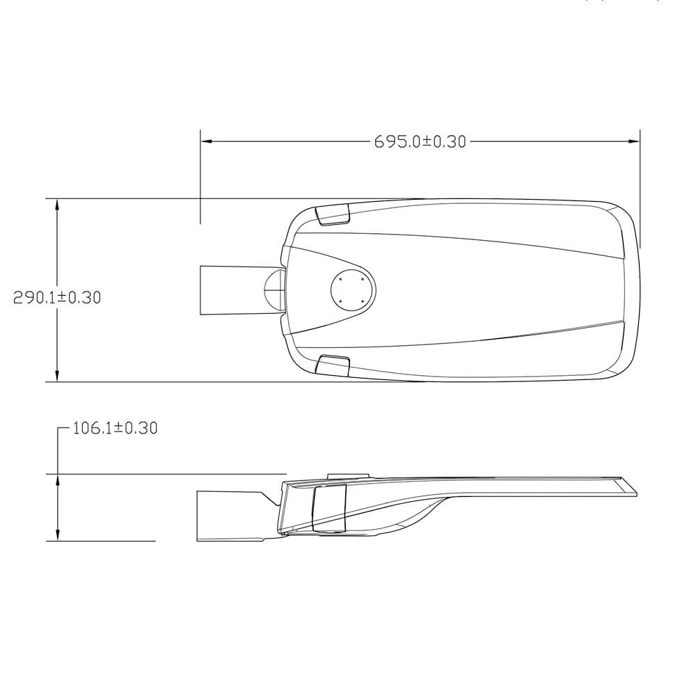 Street Light Housing LED Street Light Casing and LED Street Lamp Housing for LED Road Lighting