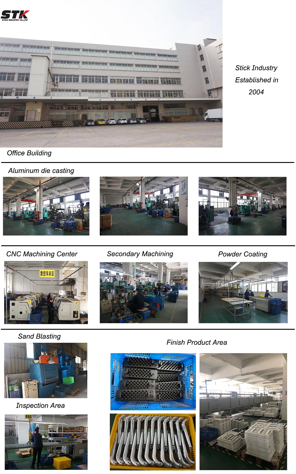 OEM/ODM Aluminium Alloy Die Casting Machinery Parts/Part (STK-ADC-178)