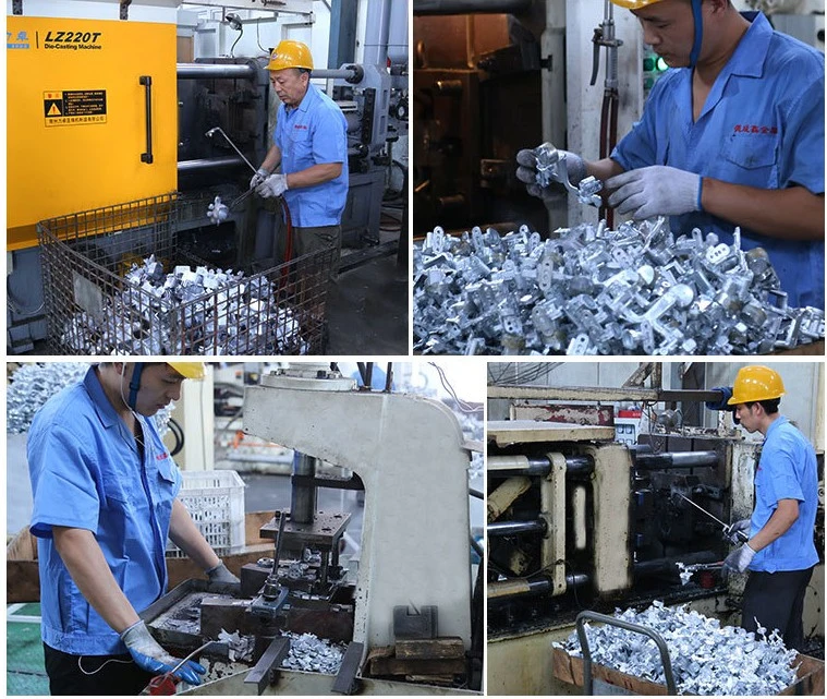 OEM Aluminum Iron Zinc Alloy Die Casting Service Spare Parts