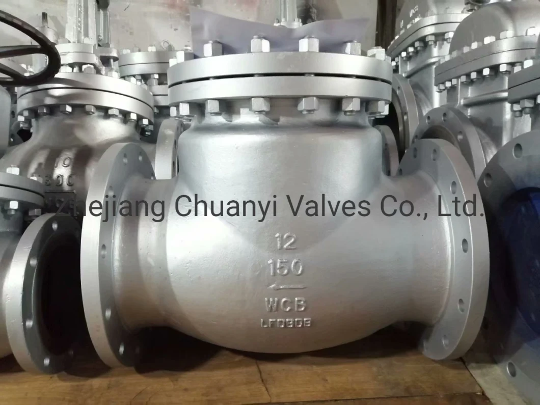 150lb 12inch High Temperature Cast Steel/Stainless Steel CF8 CF8m High Pressure Flange Check Valve