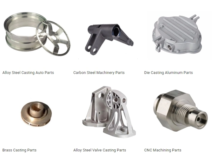 Customized Powder Blasting Cast Forged Casted Parts Die Casting Production Casting Metal Casting